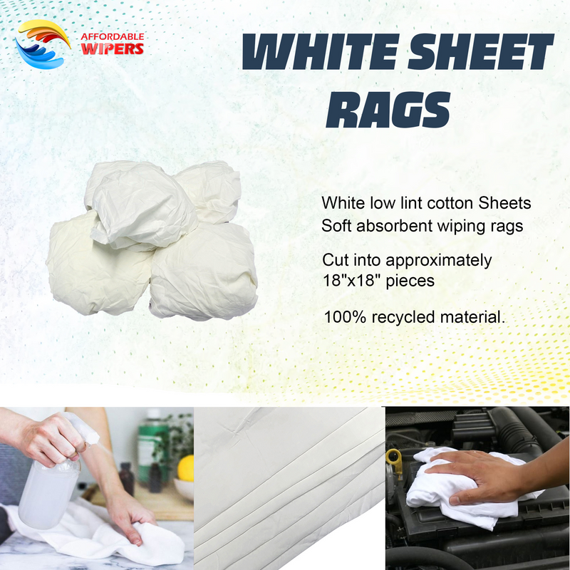 White Absorbent Cotton - Recycled Rags Pallet