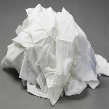 Mixed White Recycled Rags - 25 lbs Box