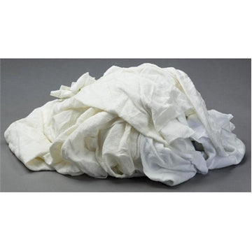 White Flannel/Thermal Wiping Rags - 50 lbs Box