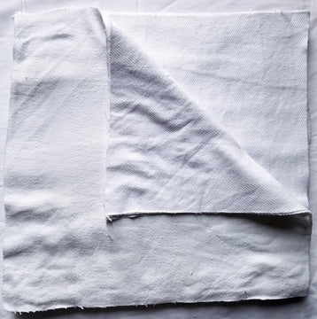 Cut-up White Towels - 20 x 20 - Recycled Rags