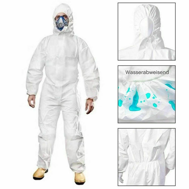 Protective Disposable Coveralls with Hood