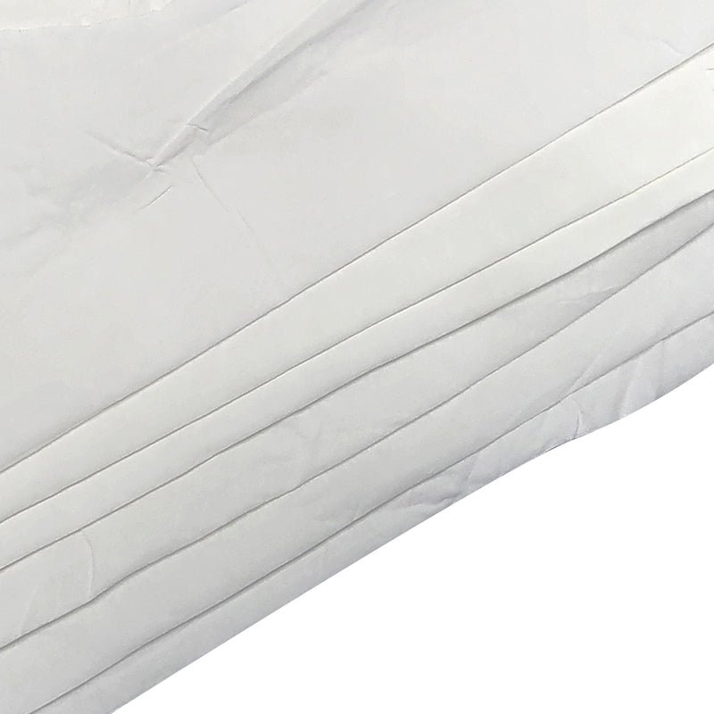 Recycled White Cotton Knit T-Shirt Rags – 10 Lbs Box, 70-90 Pcs, 18x18, Multipurpose Cleaning Cloths