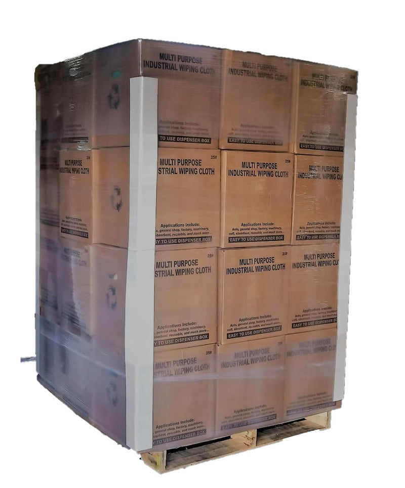 White Heavy Duty Cotton Rags - 600 lbs Pallet