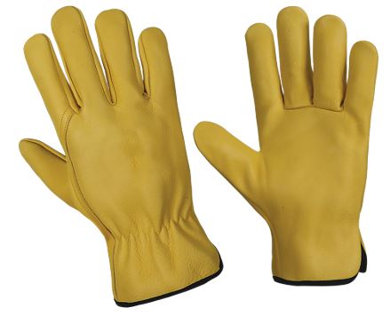 Multi-purpose Leather Gloves - Yellow