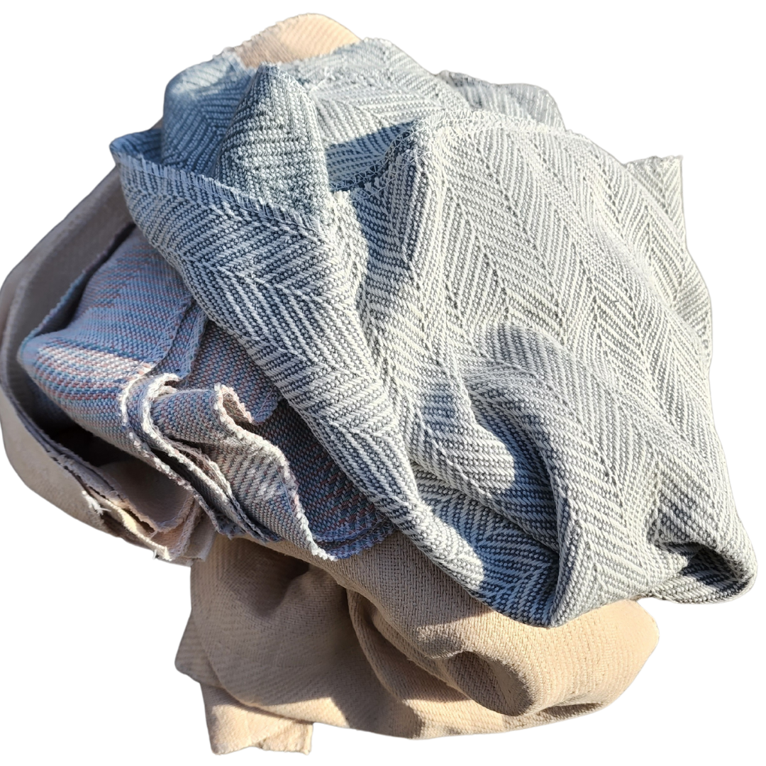 Color Heavy Duty Cotton Wiping Rags 25 lbs. | Affordable Wipers & Rags