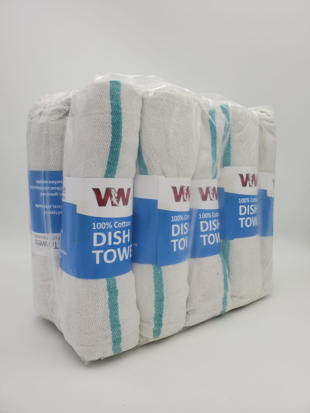 Dish/Kitchen Towels 100% Cotton 10 Rolls of Half dzn (Retails