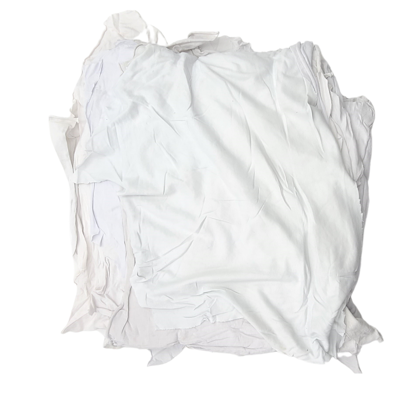 Mixed White Recycled Rags - 50 lbs Box